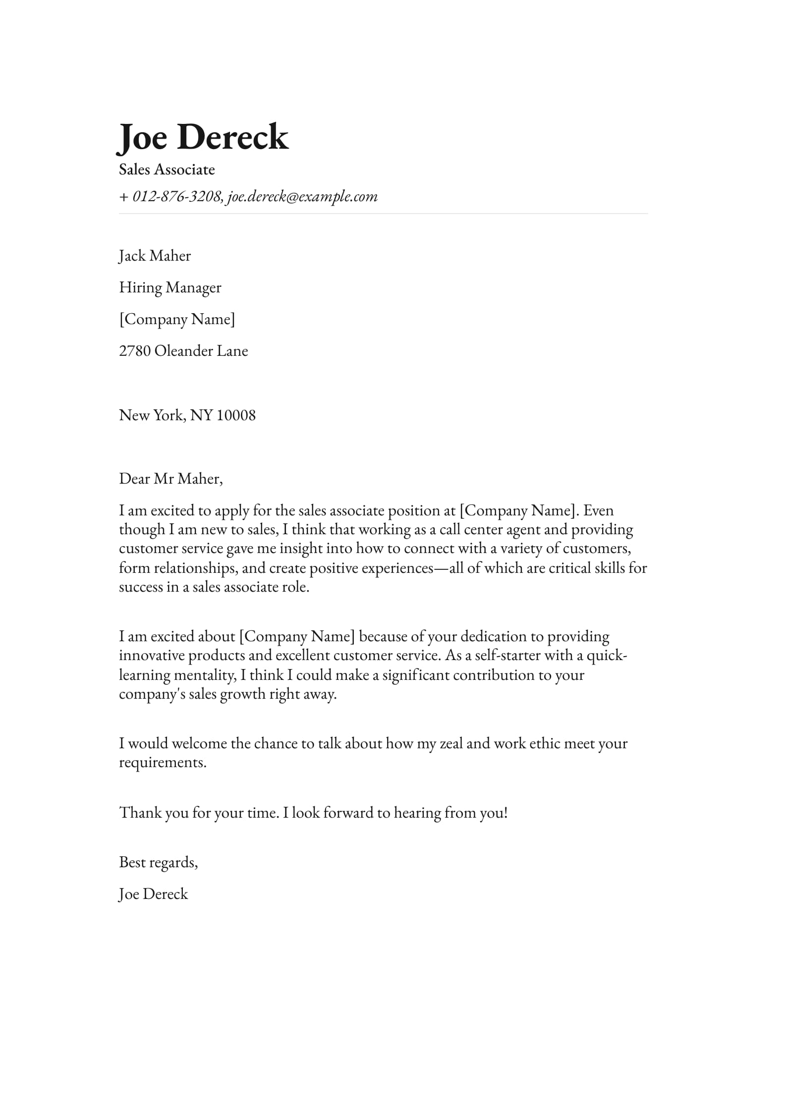 Sales Associate