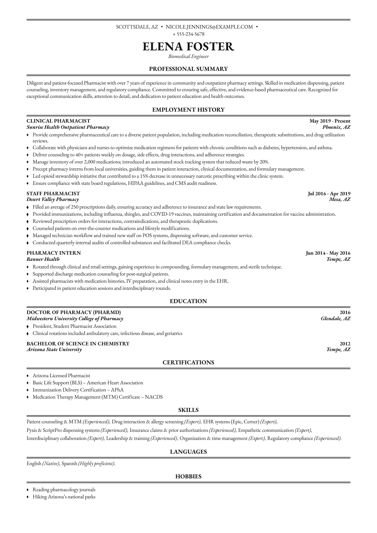 Biomedical Engineer