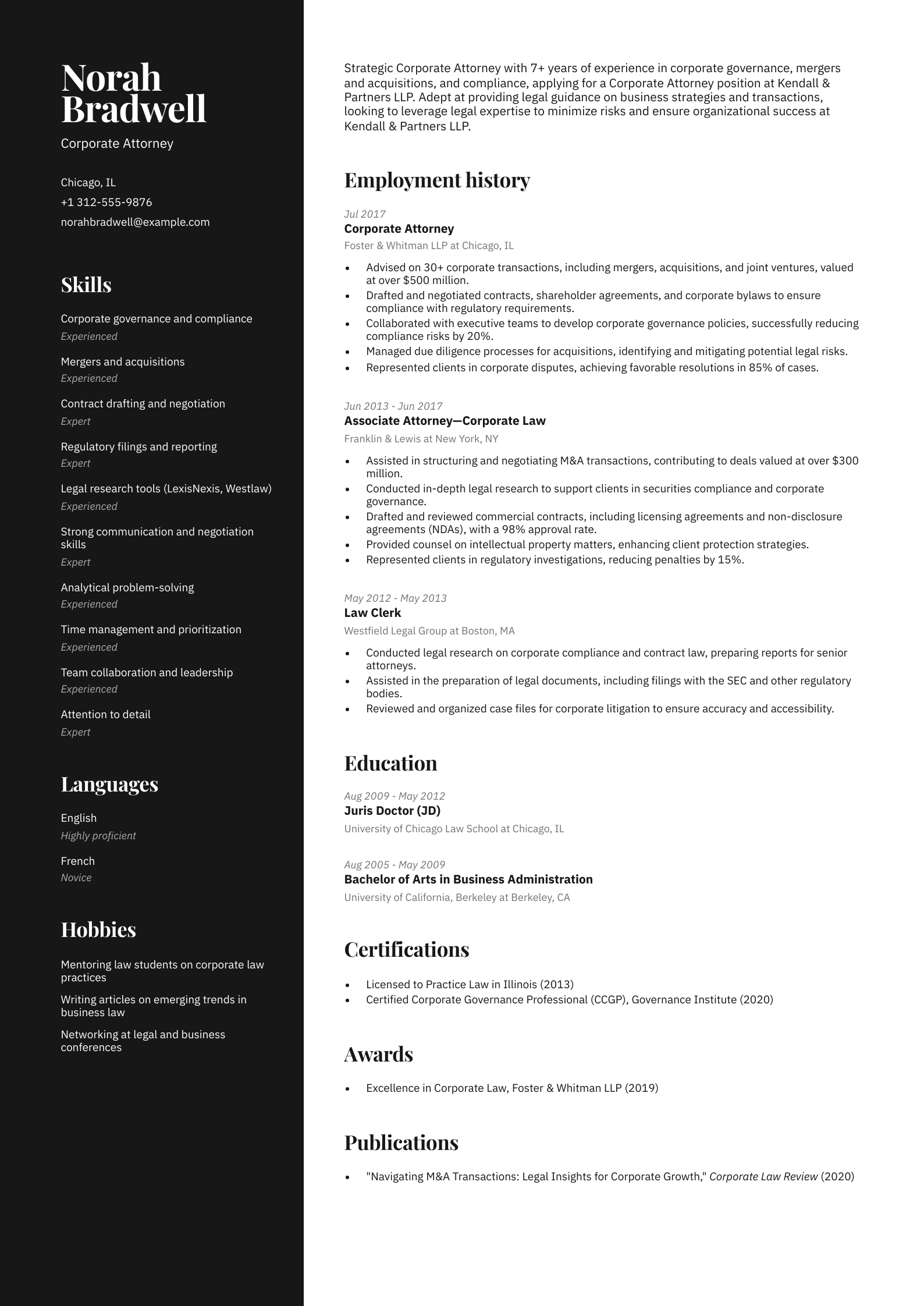 Corporate Attorney