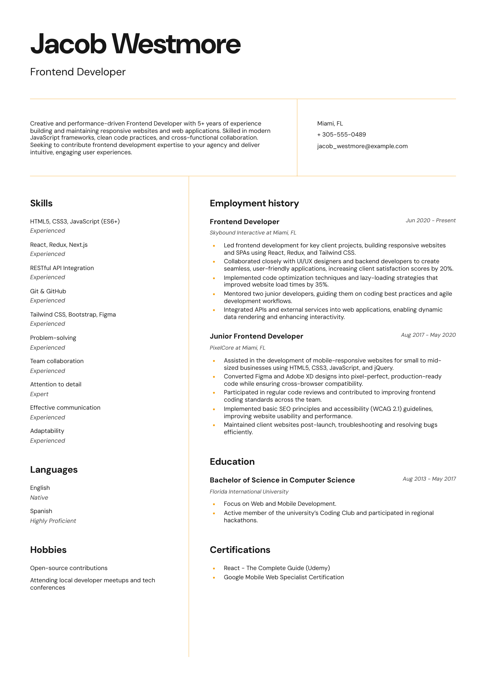 Front-End Developer
