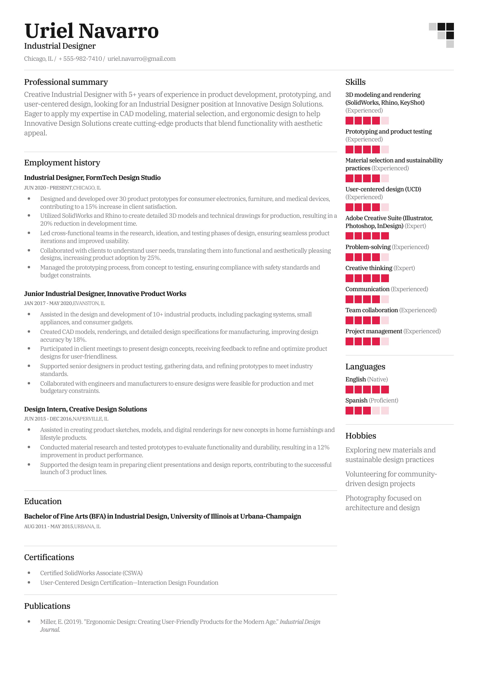 Industrial Designer
