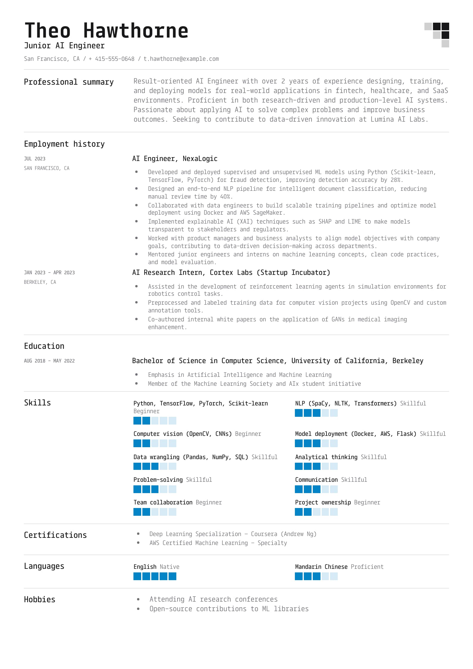 Junior AI Engineer