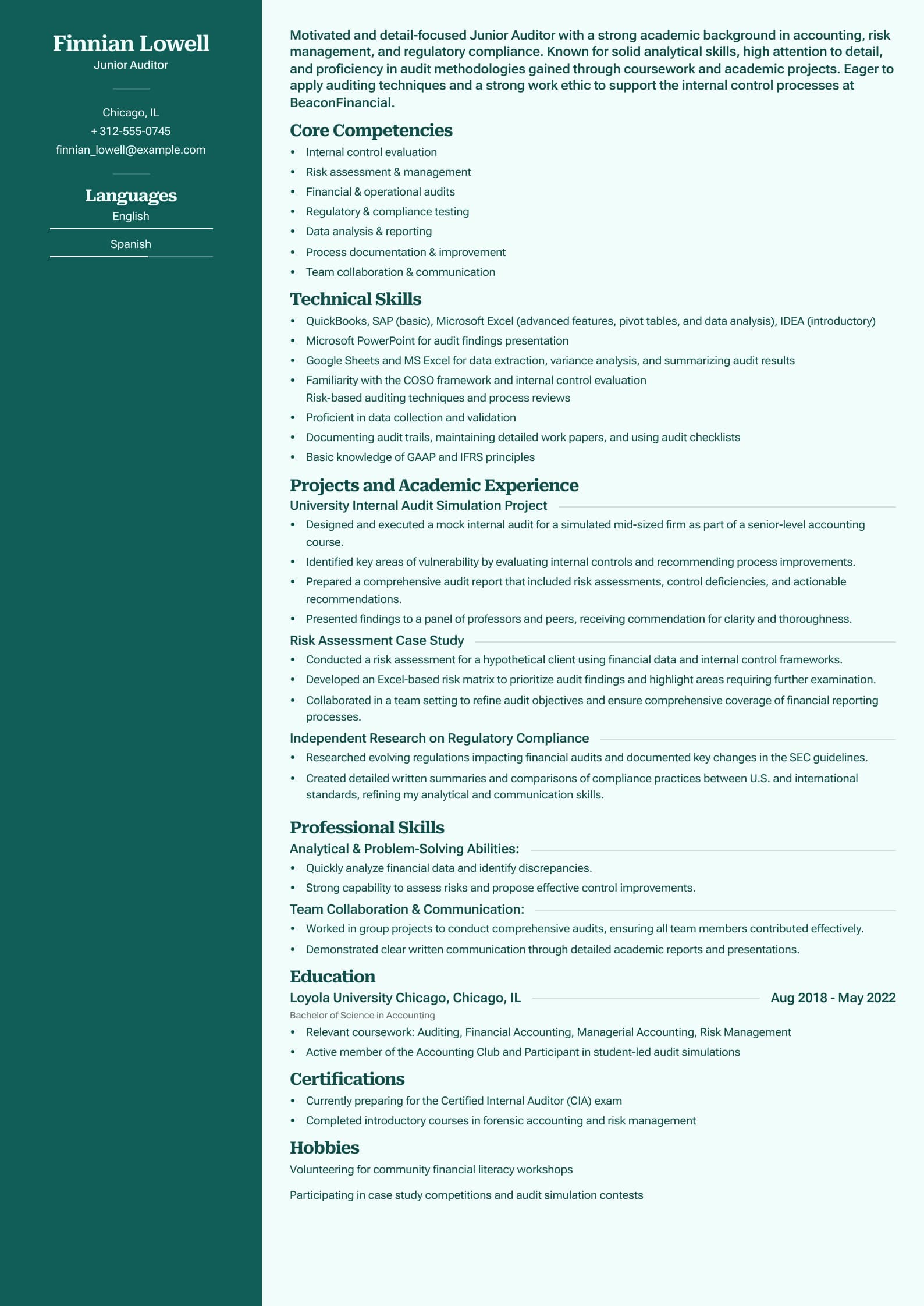 Junior Auditor