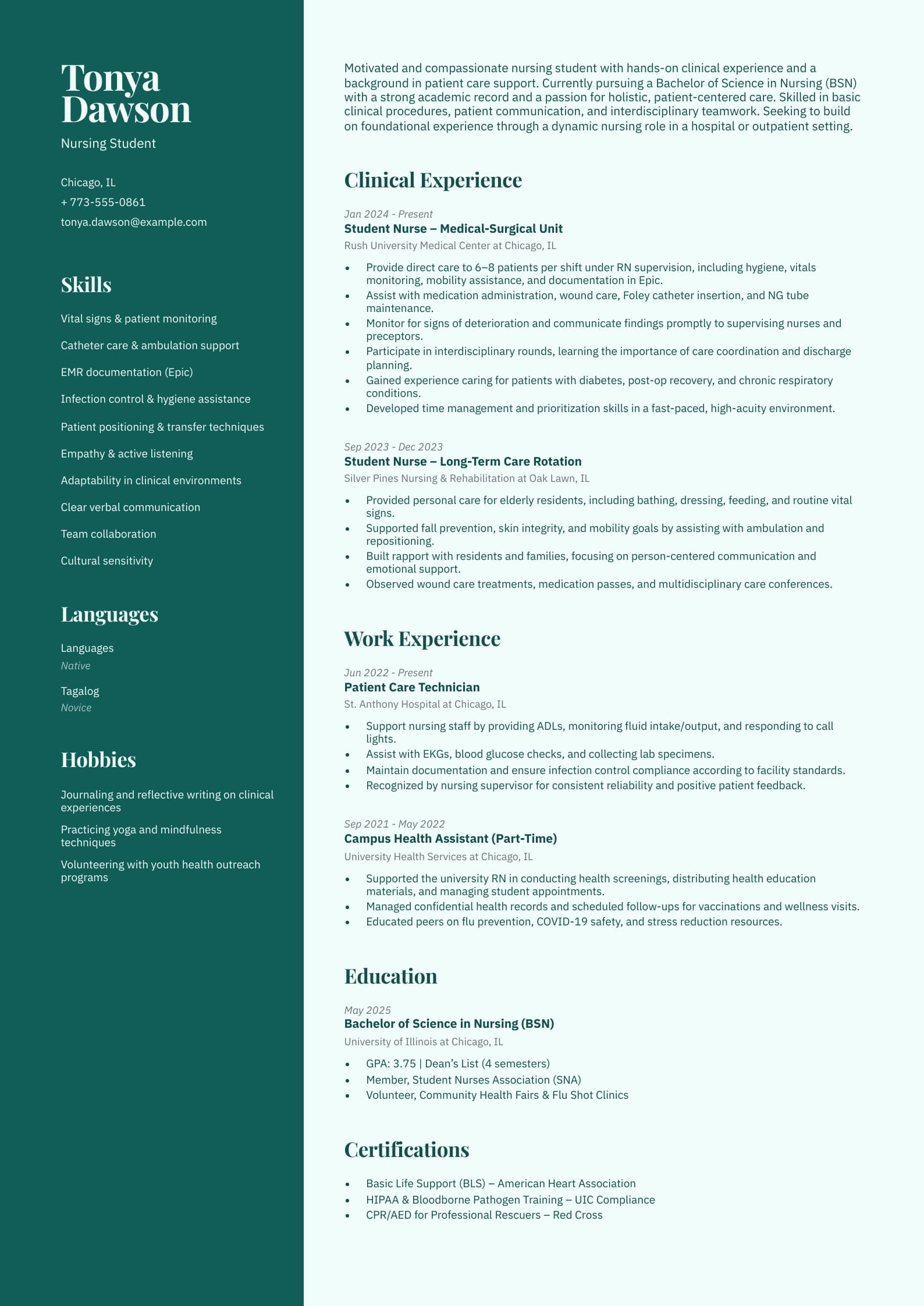 Nursing Student