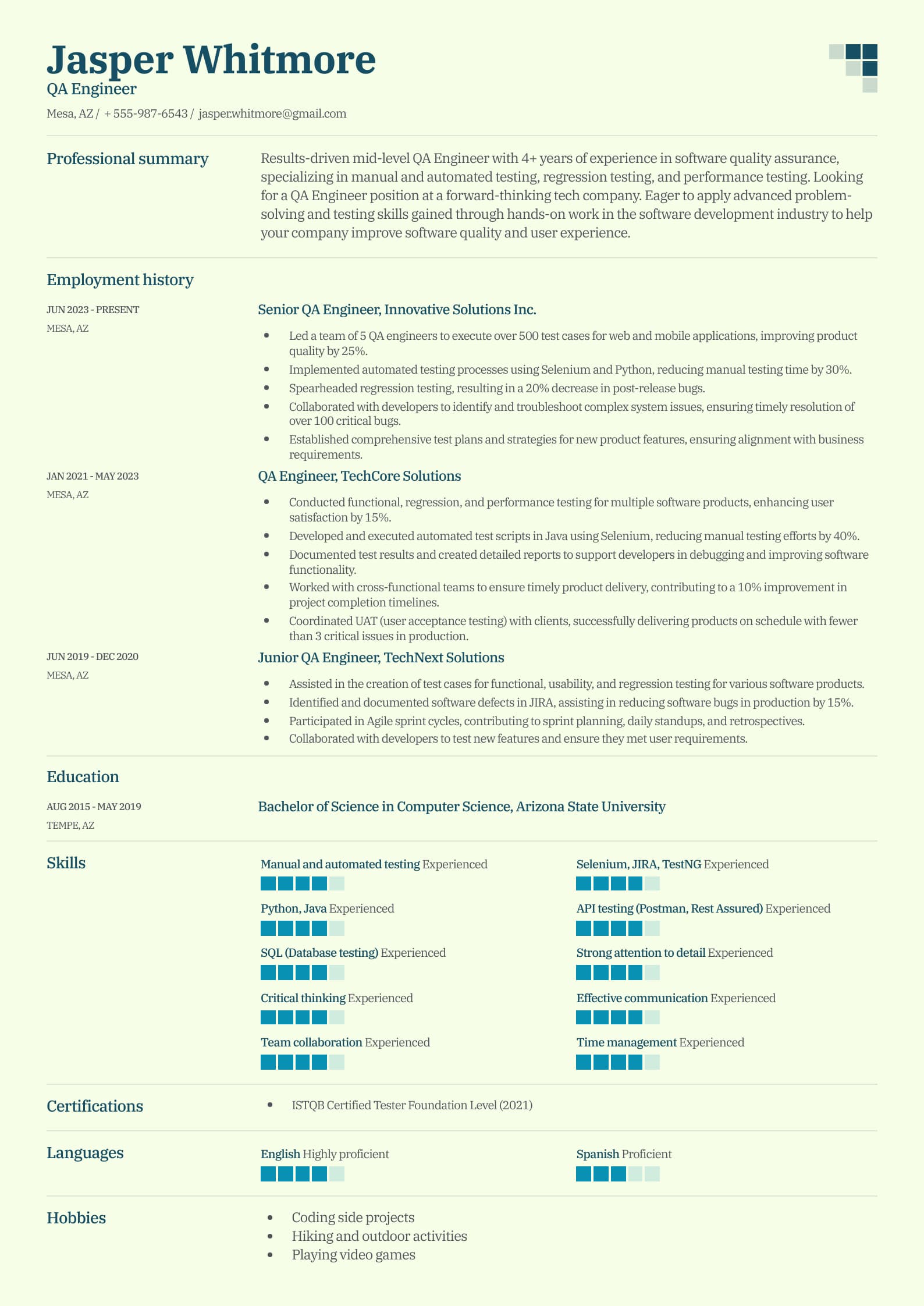 QA Engineer