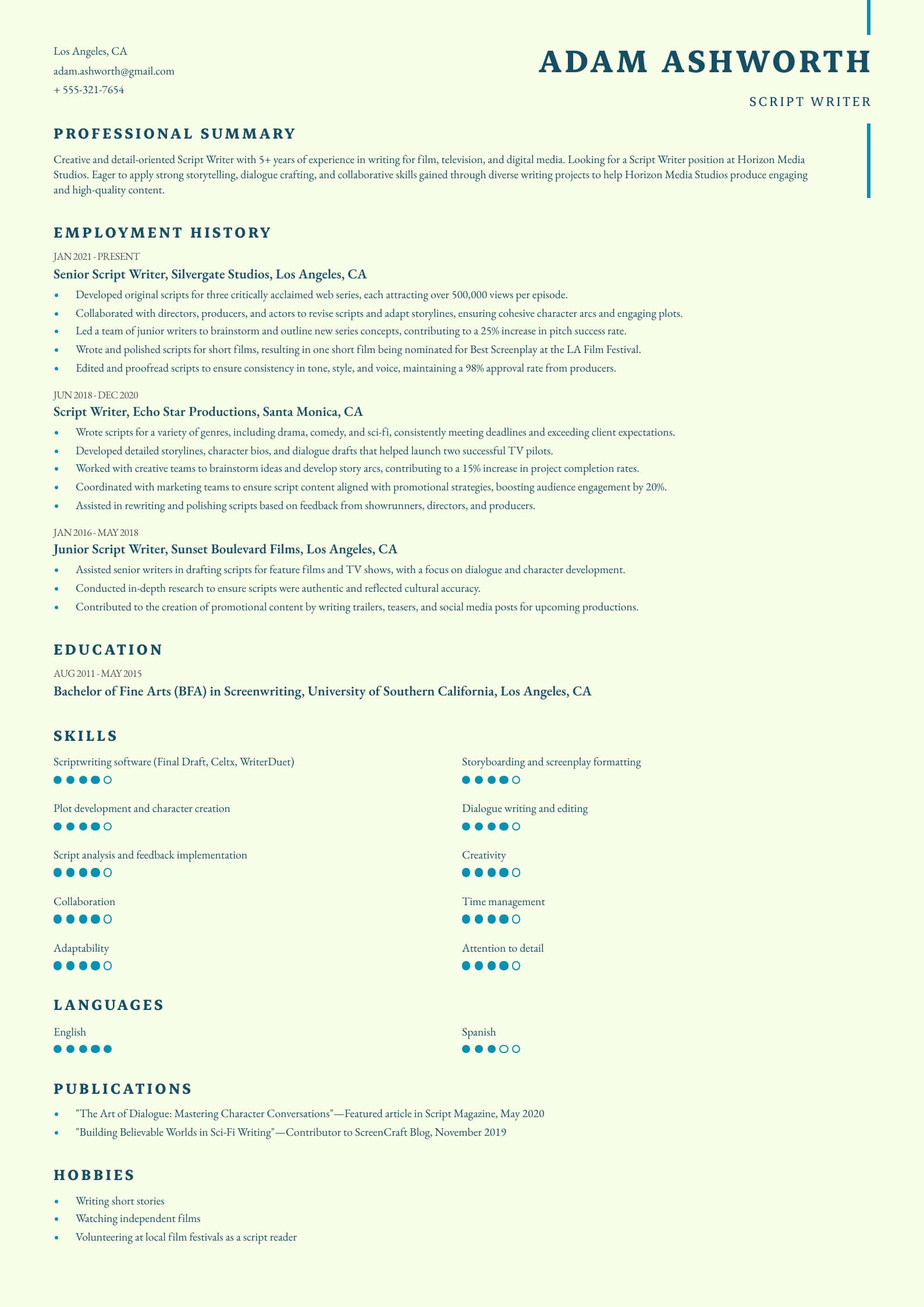 Script Writer