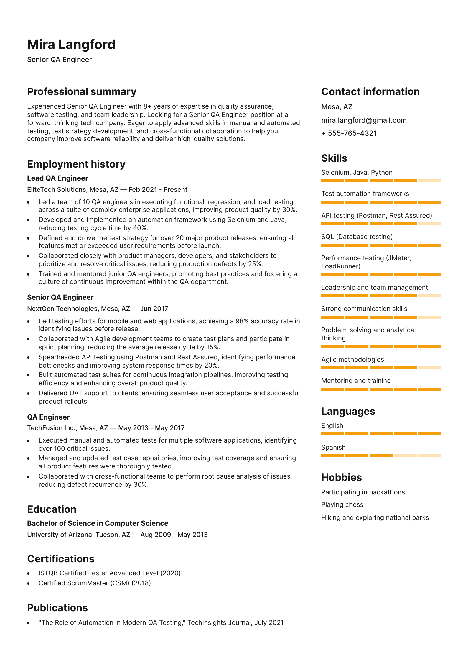 Senior QA Engineer