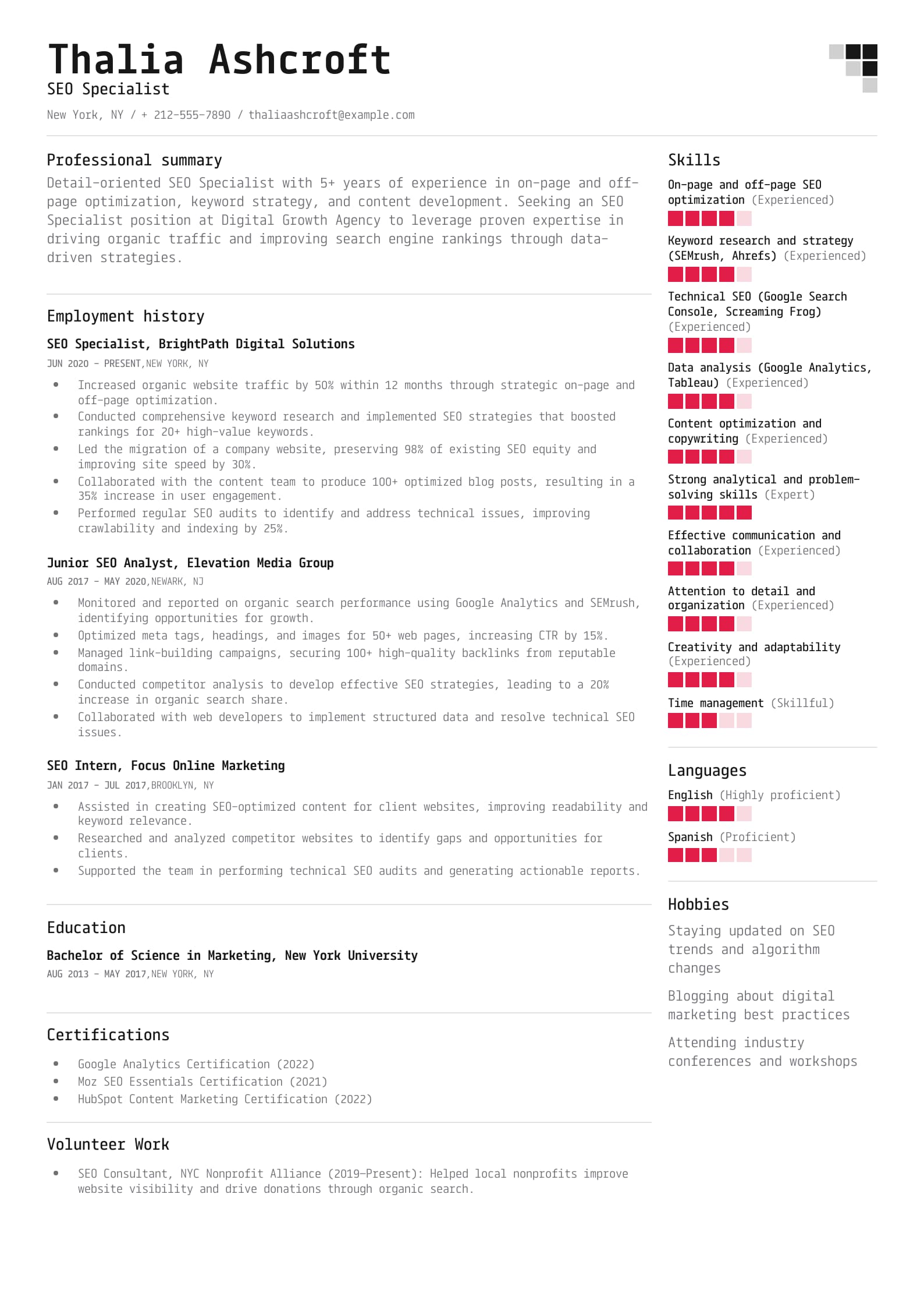 SEO Specialist
