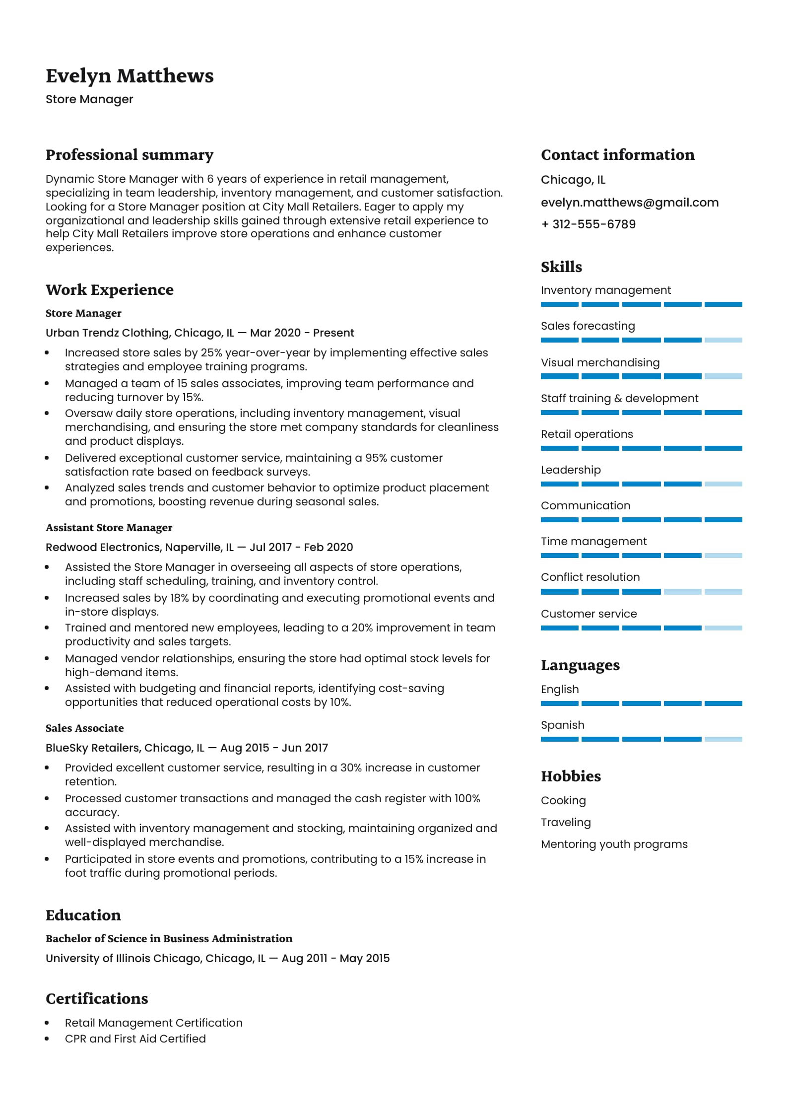 Store Manager
