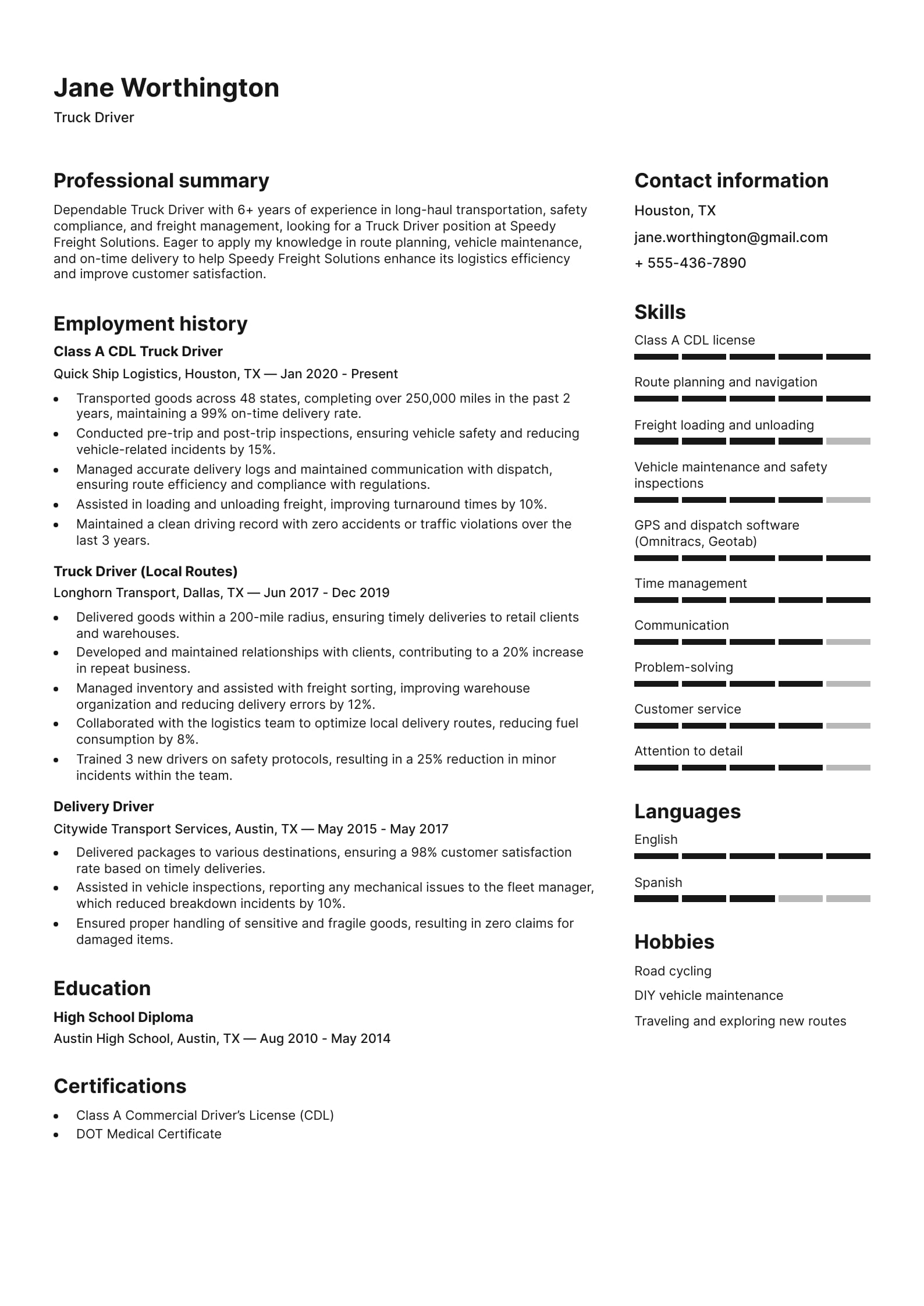 Truck Driver