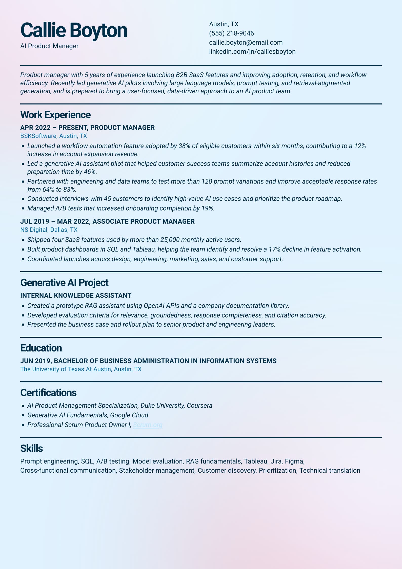 AI Product Manager