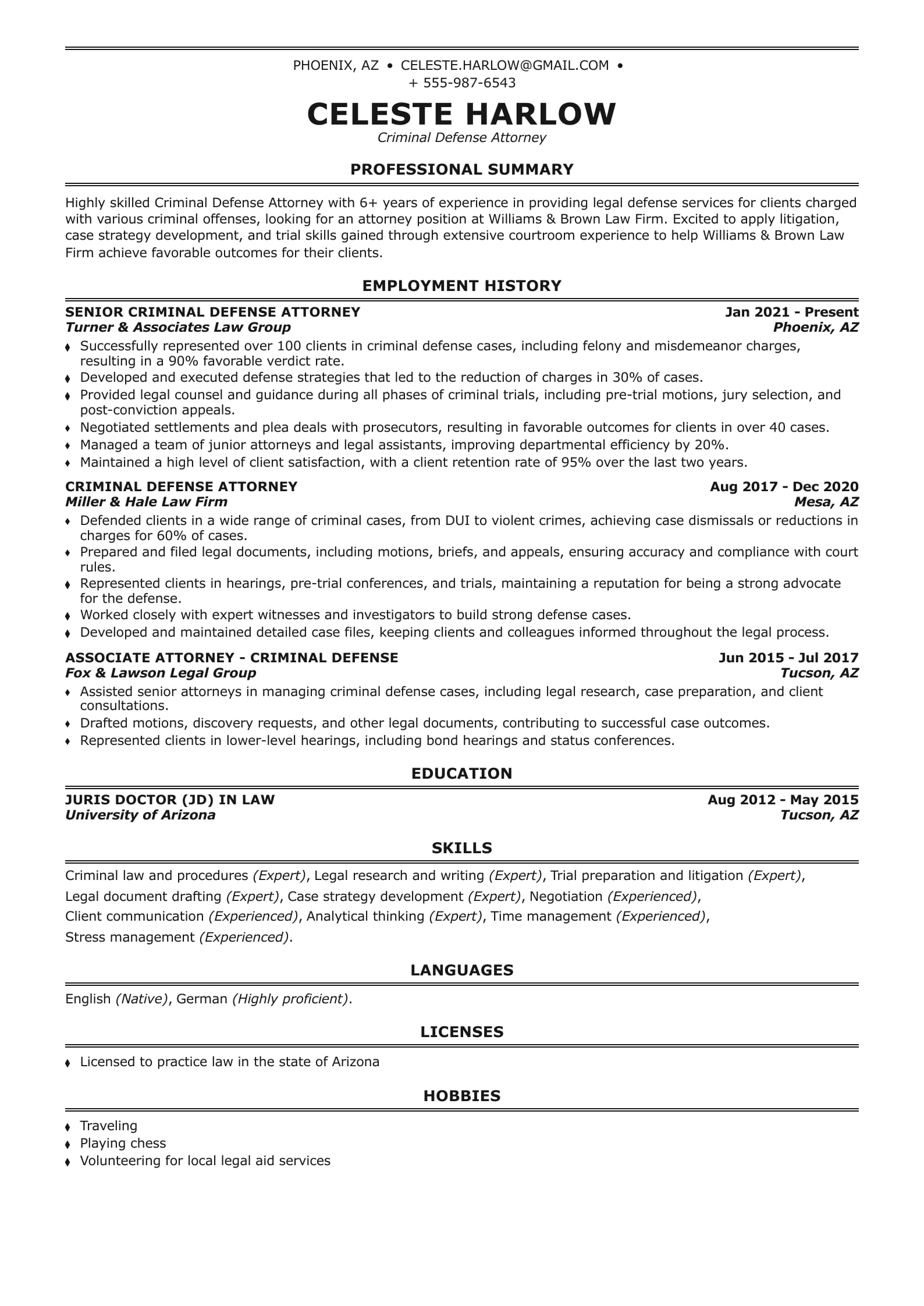 Criminal Defense Attorney