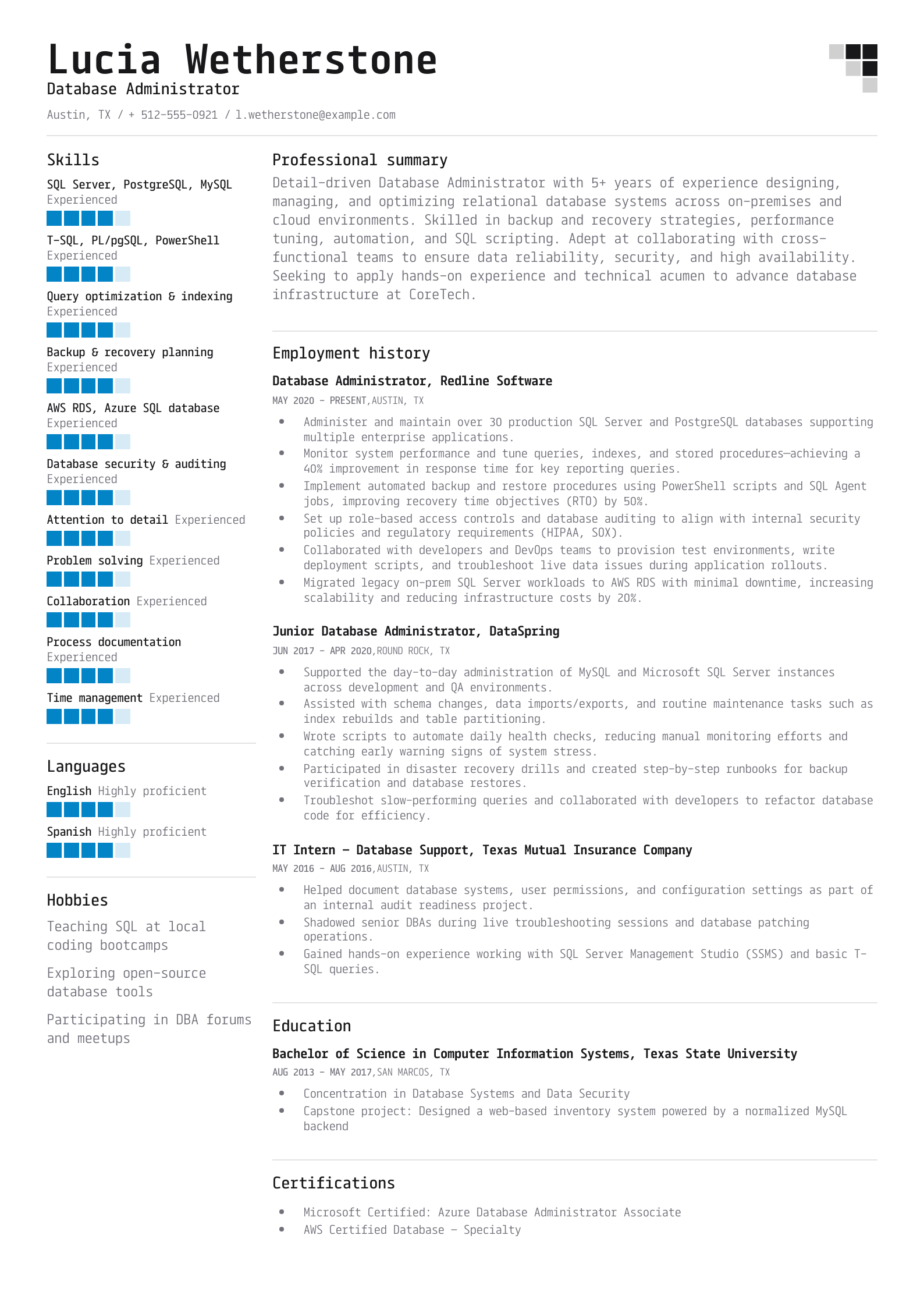 Database Administrator