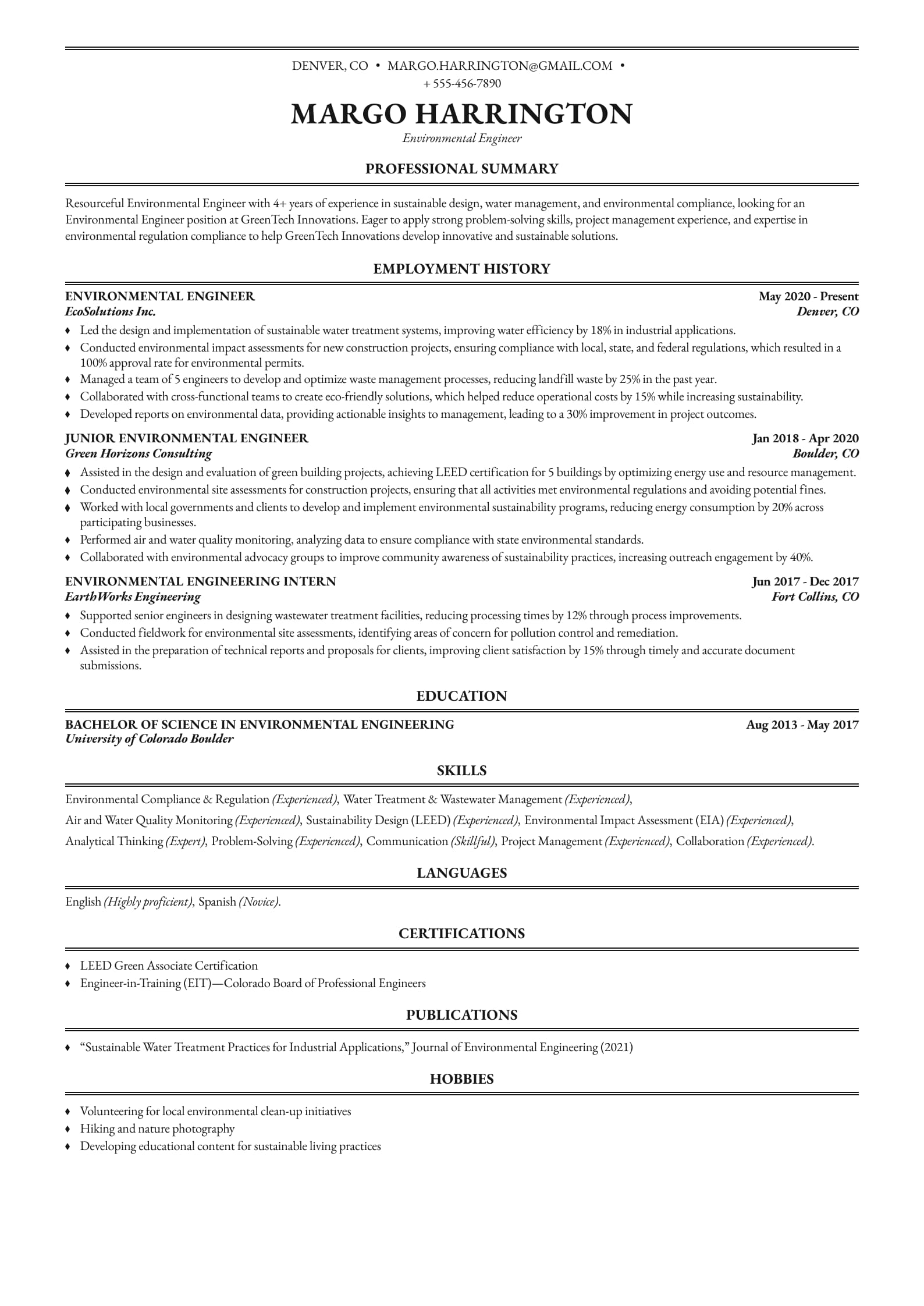 Environmental Engineer