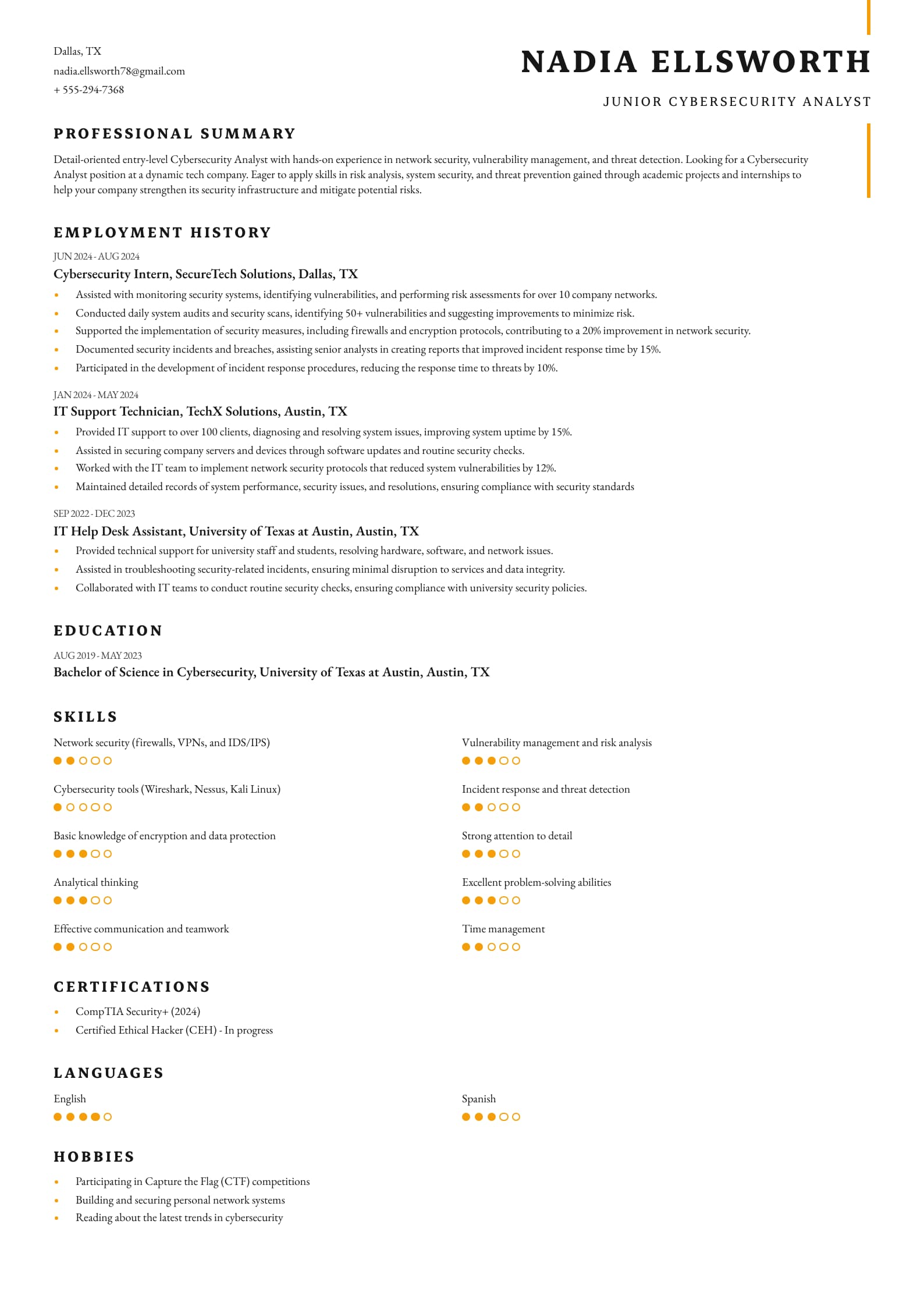 Junior Cybersecurity Analyst