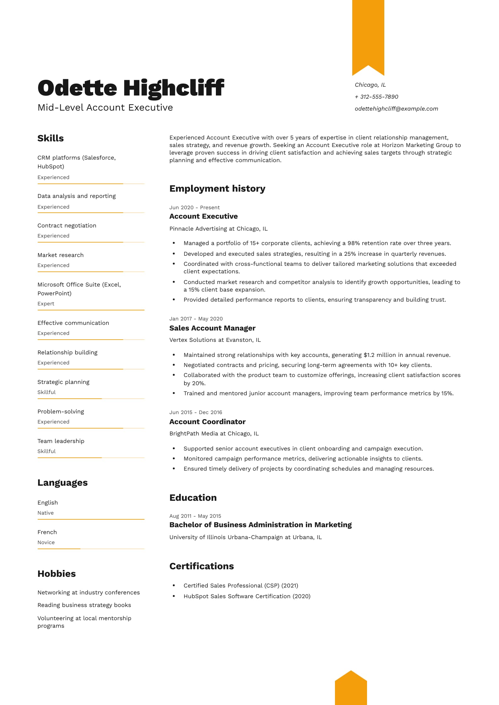 Mid-Level Account Executive